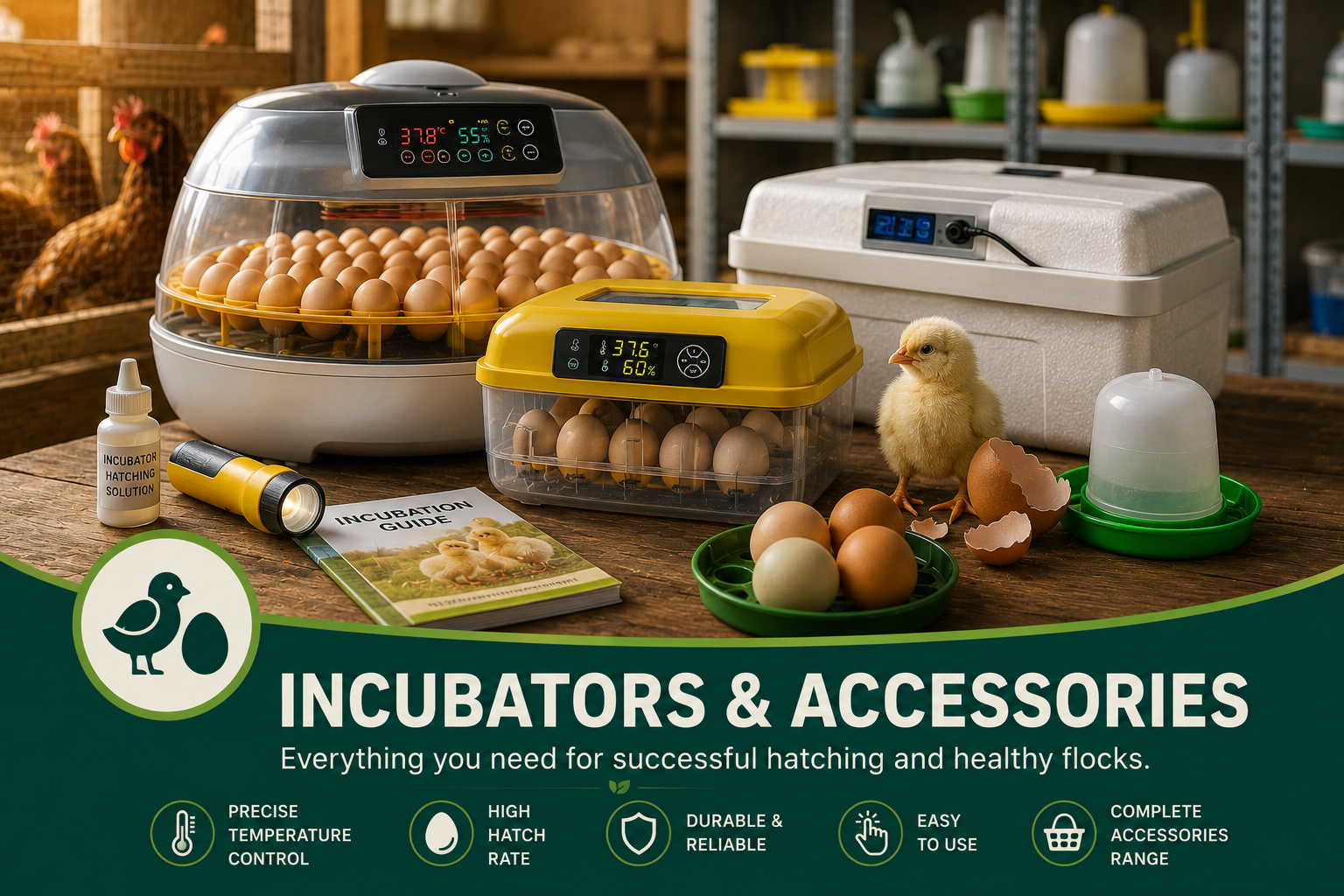 Incubators and accessories